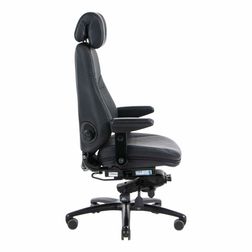 24 timers kontorstol Be-Ge 852, læder