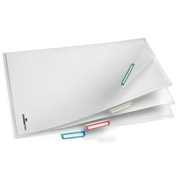 Plastomslag 3-delt A4 - 5 stk/pose