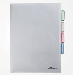 Plastomslag 3-delt A4 - 5 stk/pose