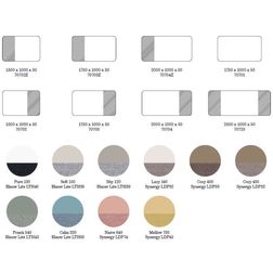 Glastavle Mood Fabric Wall 175x100 cm