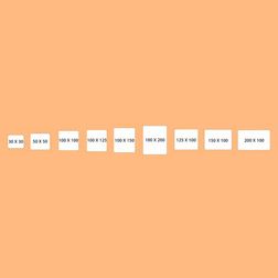 Glastavle Flow Wall 30x30 cm