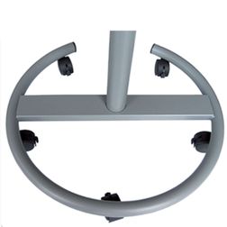 Flipover tavle med rund fod på hjul 65x100h cm.