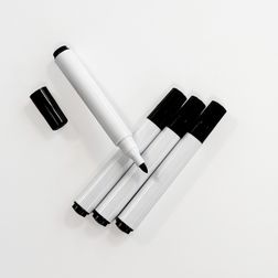 Whiteboardtusser 4 stk. sort