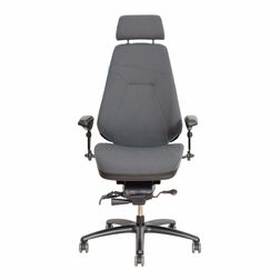 24 timers kontorstol Be-Ge 852, grå