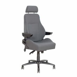 24 timers kontorstol Be-Ge 9080 HD, grå