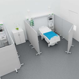 Gulvskærm Nordic Light Care, 115x186 cm