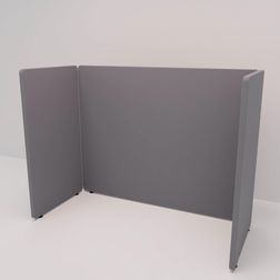 Skærmbås Nordic Light, 80x180x140h cm.