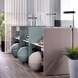 Skærmbås Nordic Light+, 80x120x140h cm.