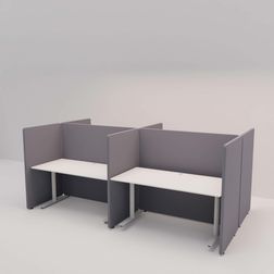 Skærmbås Nordic Light, 4 rum, 180x280 cm