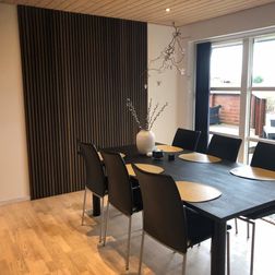 Akustikpanel 60x240h cm, røget eg