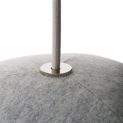 Akustiklampe Moon, Ø55 cm