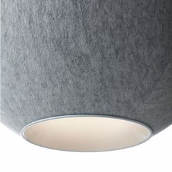 Akustiklampe Moon, Ø55 cm