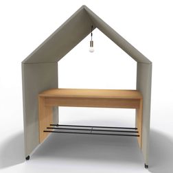 Akustik hytte The Hut møderum