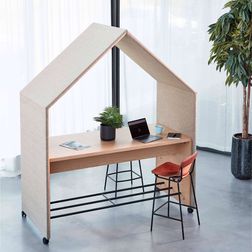 Akustik hytte The Hut mobilt møderum