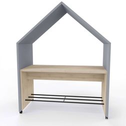 Akustik hytte Half a Hut mobilt møderum