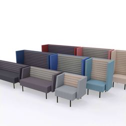 Sofa Wave lav ryg til 3 personer