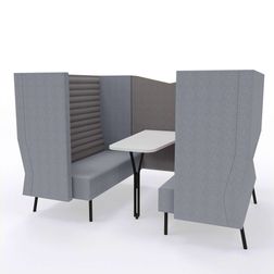 Møderum Wave høj ryg til 6 personer