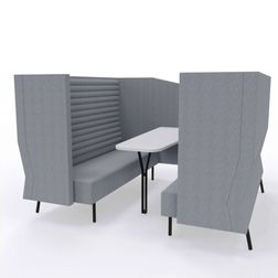 Møderum Wave høj ryg til 6 personer