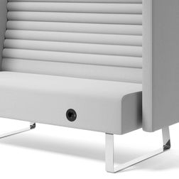 Strømudtag Wave med USB, Ø60