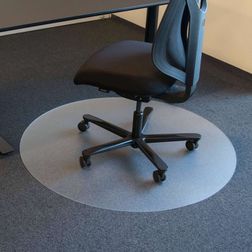 Stoleunderlag Floorlux u/pigge Ø120 cm.