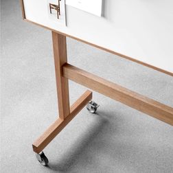 Whiteboard på hjul Lintex Wood Mobil 151x196h cm