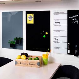 Glastavle Naga ugeplan 40x60 cm