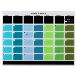 Glastavle Naga månedsplan 120x90 cm