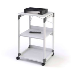 Vogn til projektor/overhead, lysegrå