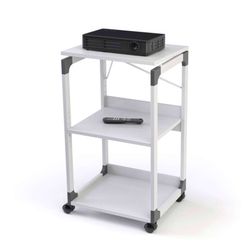 Vogn til projektor/overhead, lysegrå