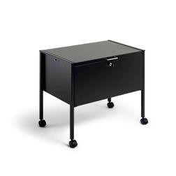 A4-hængemappe vogn m/låg, sort