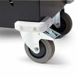 PC-vogn 10 rum med opladning, sort/grå