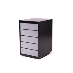 PC-skab med 5 rum, inkl. opladning og cylinderlås