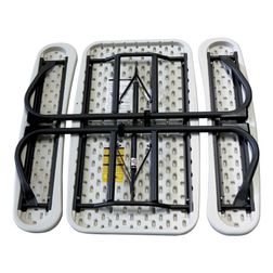 Bord bænkesæt Børn, sammenklappeligt 4 pers, hvid