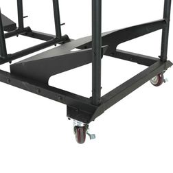 Stolevogn American 48 klapstole, sort