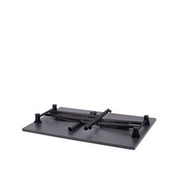 Klapbord Stabelfix Lux II 80x120, sort stel