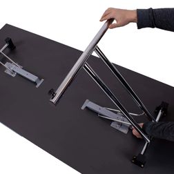 Klapbord Stabelfix Lux II 80x120, sort stel