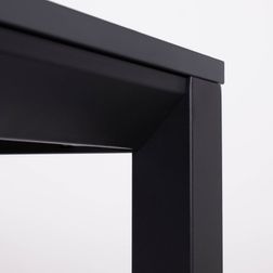 Kantinebord 80x140 bord Oporto Base X m. 4 Oporto Xtra stole