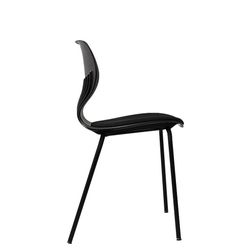 Kantinestol Oporto Mata m. polster/sort stel