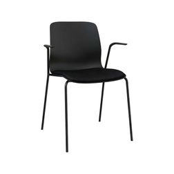 Kantinestol Reflect m. polster, å/armlæn