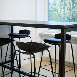 Barstol/højstol Leeds, sort