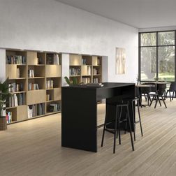 Barstol GATHR Høj, sort