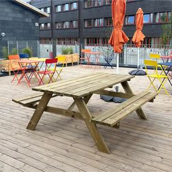 Bord bænkesæt Eco, 6 pers.