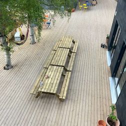 Bord bænkesæt Eco, 6 pers.