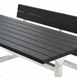 Bordbænkesæt Model 900 180 cm sort