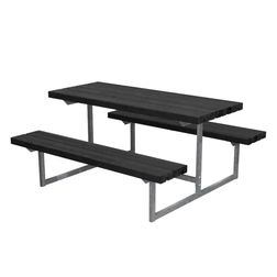 Basic Junior bord/bænkesæt 118 cm, sort
