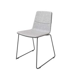 Mødestol Tango, sort metal stel