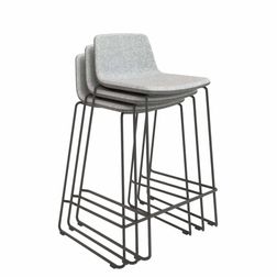 Counterstol Tango, sort metal stel