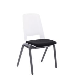 Mødestol Fila rækkestol m. sort polster