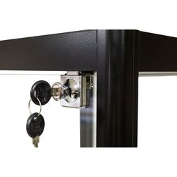 Glasvitrine Diamond 4, sort