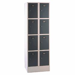 Personaleboks UniBox 2x4 rum. Mørkegrå